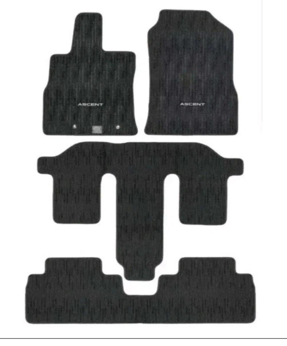 Subaru Ascent 3 Row Carpet Floor Mats 4 Piece Set OEM Factory Sealed J505SXC000